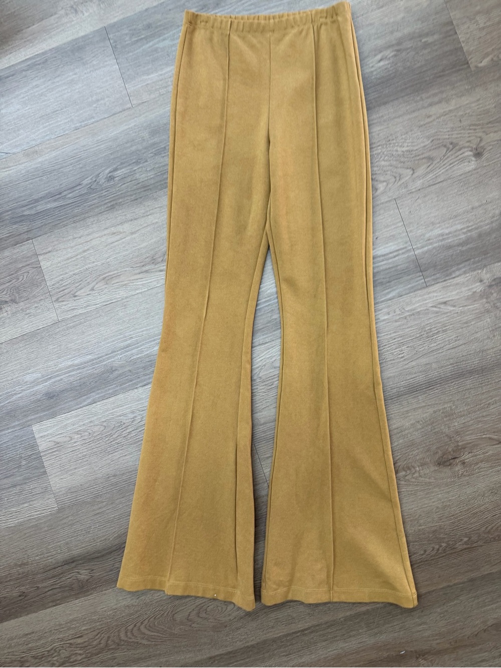 Revolve Sablyn Bailey High-Rise Pintuck Flare Pants Sz M